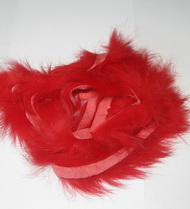 ������ �������� 6 ��. (�������) zonker strips 1/4 inch red N. Spirit